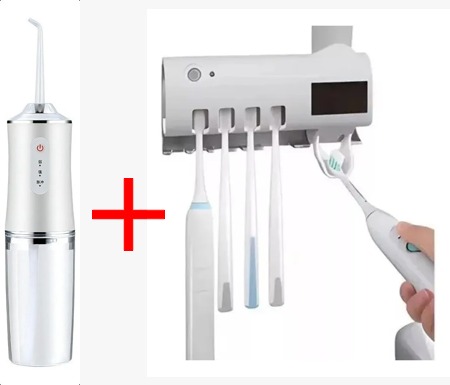 Irrigador bucal + Esterilizador Cepillo